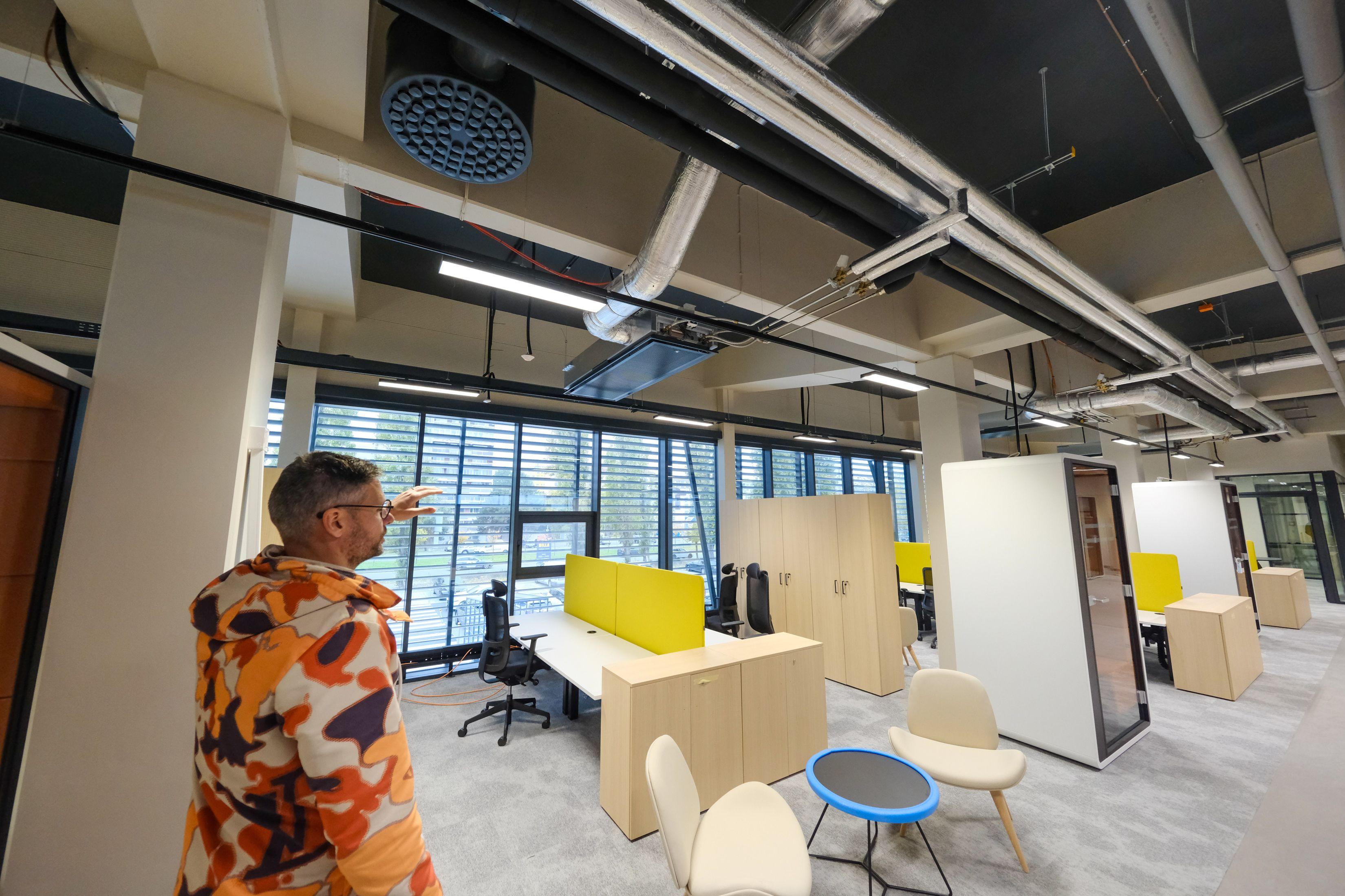 priestory kancelárií v rekonštrukcii